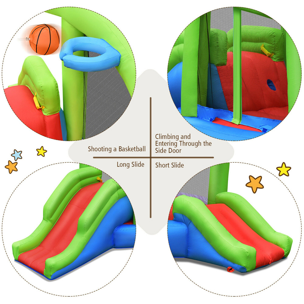 Costway Kids Inflatable Bouncy Castle Image 5