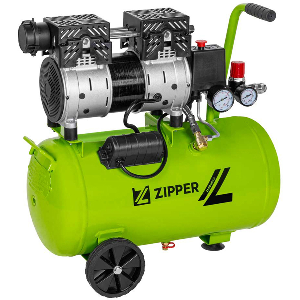 Zipper ZI-COM24SI 230V Silent Air Compressor 24L Image 1