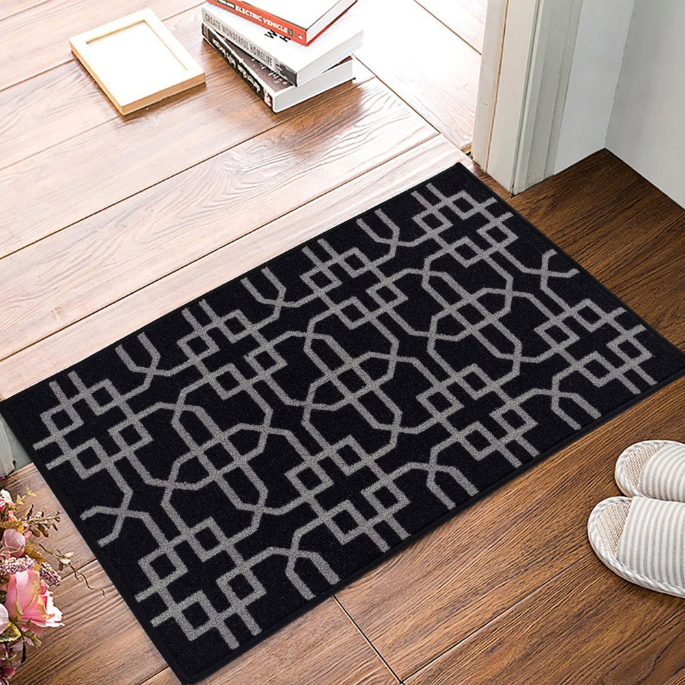 Smart Living Siam Black and Grey Gel Back Non-Slip Mat 67 x 120cm Image 4