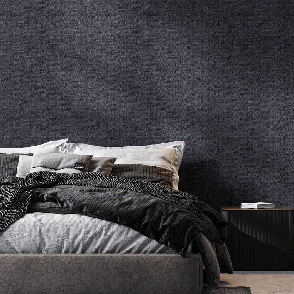 Boutique Breeze Texture Navy Wallpaper Image 3
