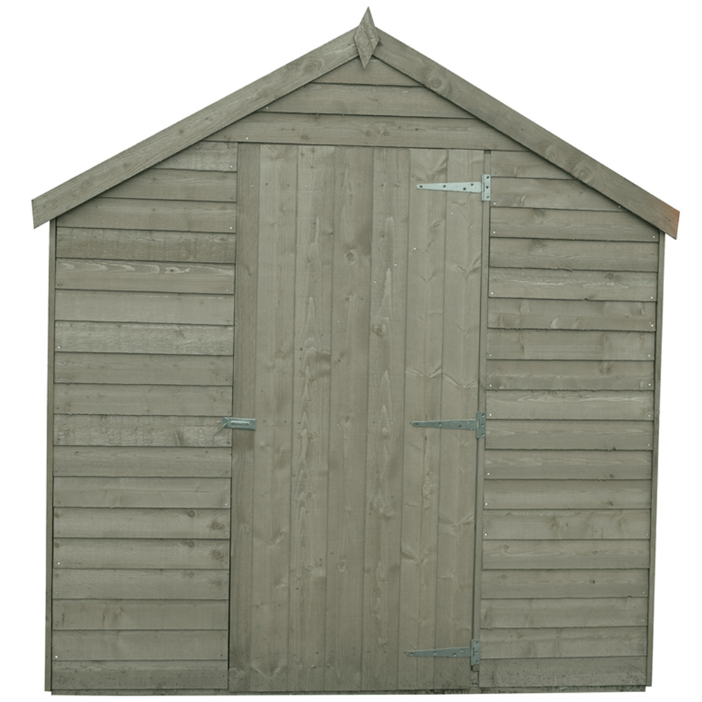 Shire 8 x 6ft Overlap Apex Garden Shed Image 4