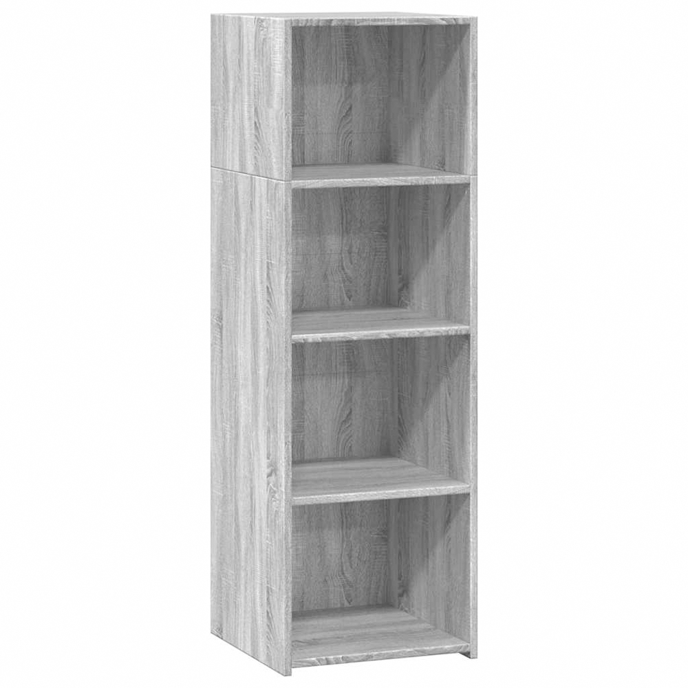 vidaXL 4 Shelf Grey Sonoma Highboard Image 2