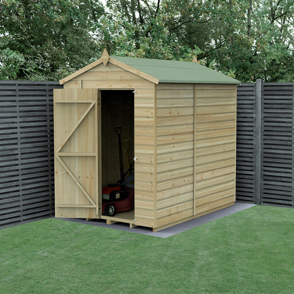 Forest Garden 5 x 7ft Beckwood Apex Shed Image 2