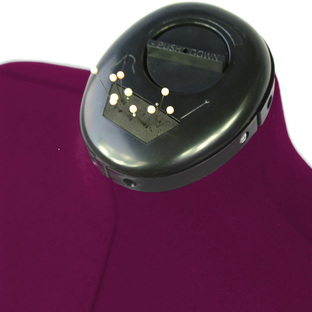Sewing Online 023816-WINE Wine Adjustable 8-Part Dressmakers Dummy with Hem Marker Small Image 6