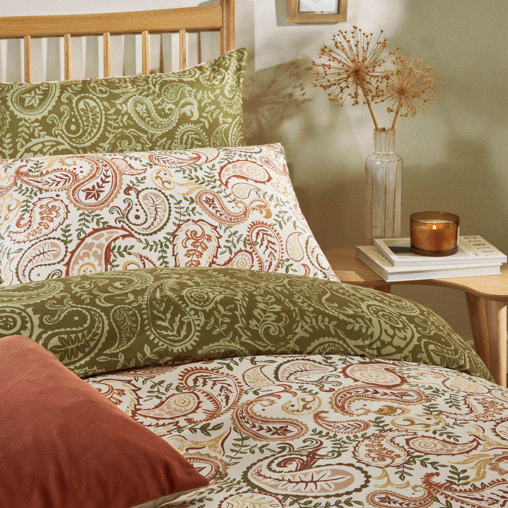 Duvet Day Anika Double Multicolour Paisley Printed Duvet Set Image 3