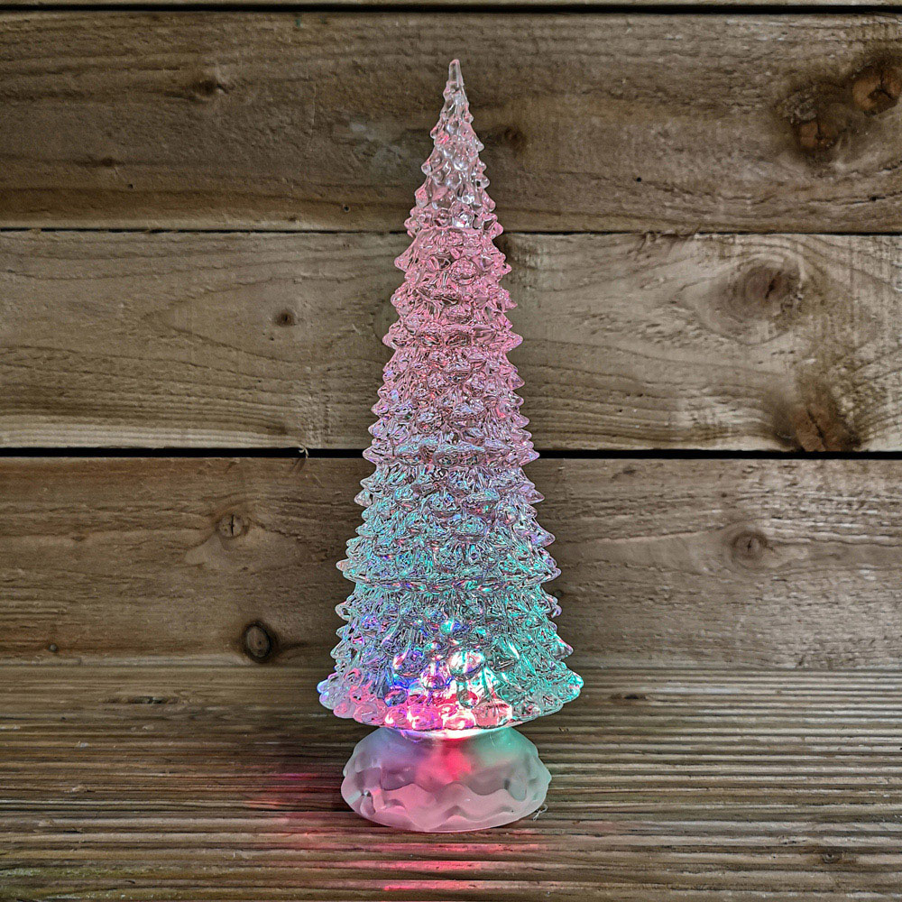 Samuel Alexander Multicolour Water Spinner Christmas Tree with Timer 30cm Image 4