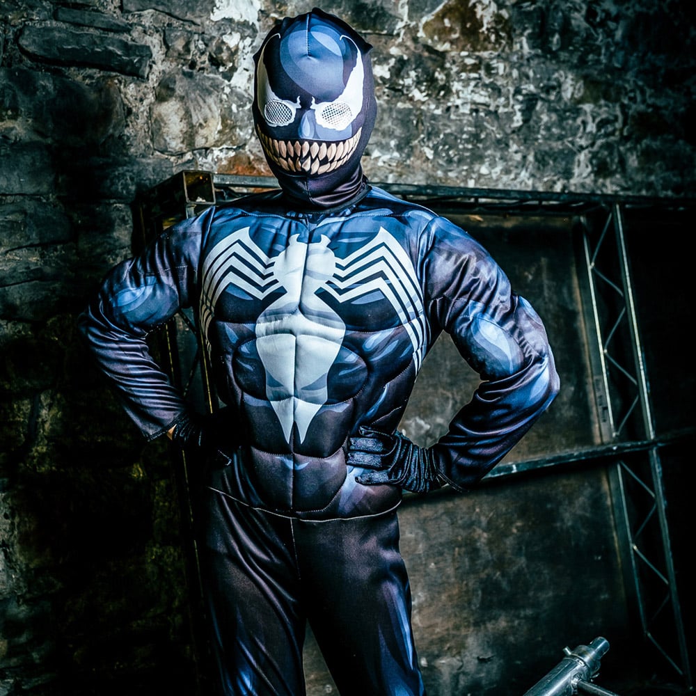 Marvel Venom 3D Muscle Halloween Costume 7 to 8 Years Image 2