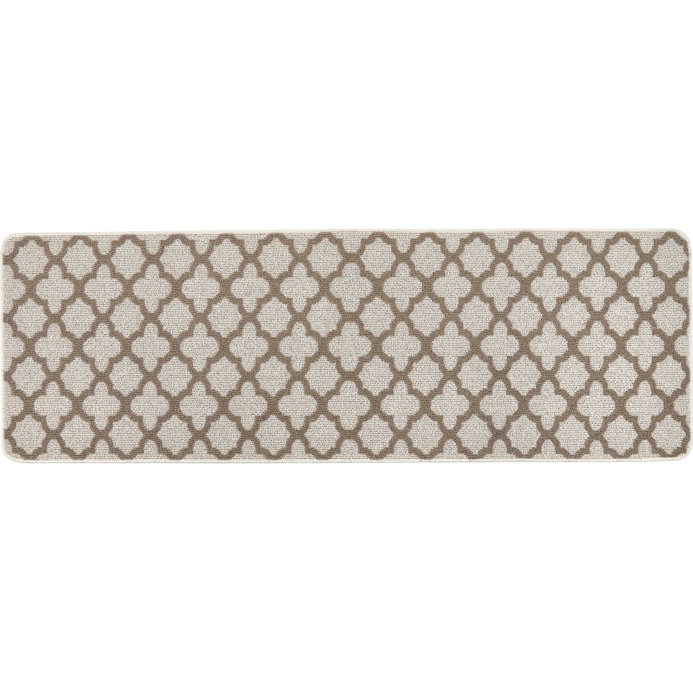 My Mat Stone Moroccan Tile Stain Resistant Runner 67 x 200cm Image 1
