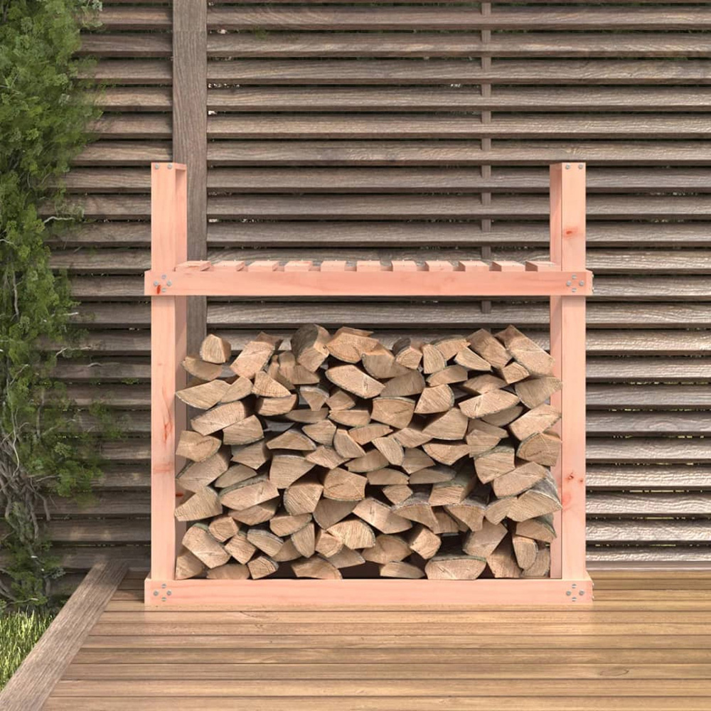 vidaXL Solid Douglas Wooden Firewood Rack 110 x 35 x 108.5cm Image 2