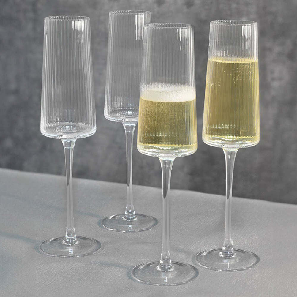 Pack of 4 Anya Champagne Flutes Image 3