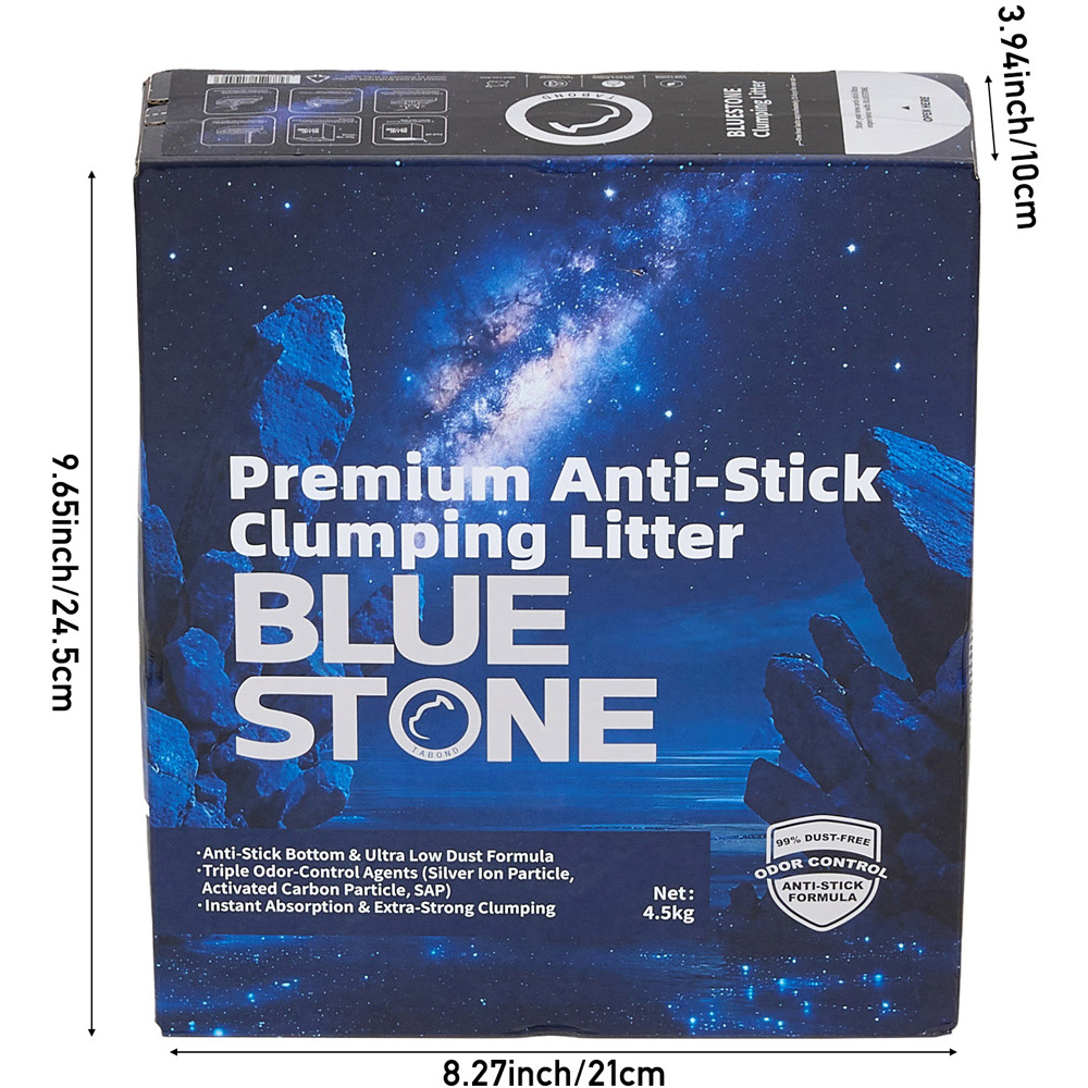 Blue Stone Ultra Clumping Low Dust Triple Odour Control Sodium Bentonite Cat Litter 4.5kg Image 6