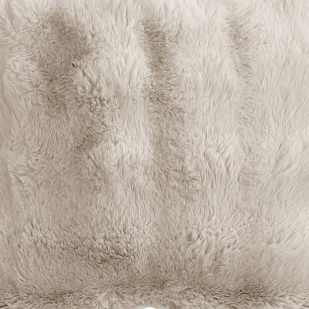 Sweet Dreams Alpine Cream Faux Fur Cushion 56 x 56cm Image 2