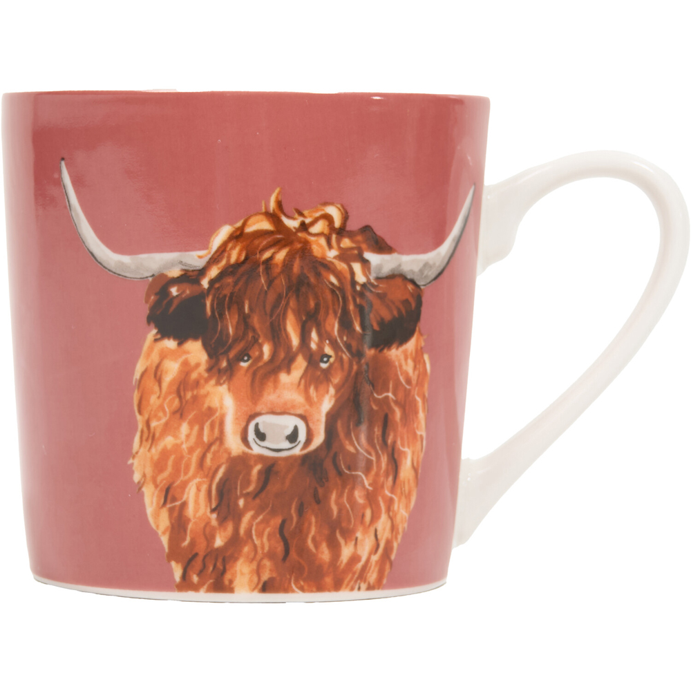 Set of 4 Highland Cow Conical Mugs Image 6