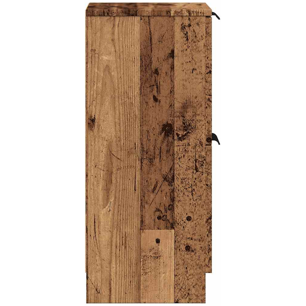 vidaXL 2 Door Old Wood Narrow Sideboard Image 6