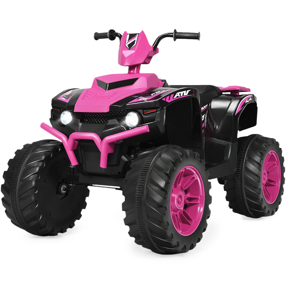 Costway Pink Kids Ride On ATV Quad Bike Image 1