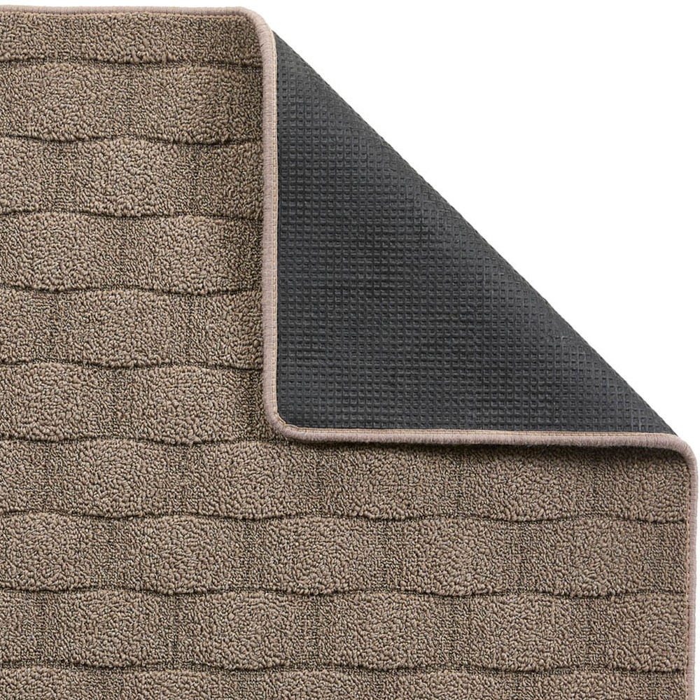 My Mat Mink Sculptured Basketweave Washable Runner 67 x 230cm Image 3