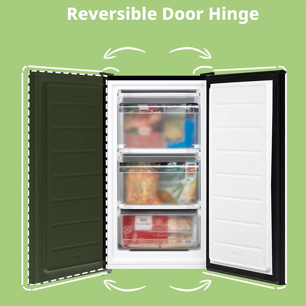 Living and Home Midea Adjustable Thermostat Reversible Door Under Counter 60L Freezer Image 6
