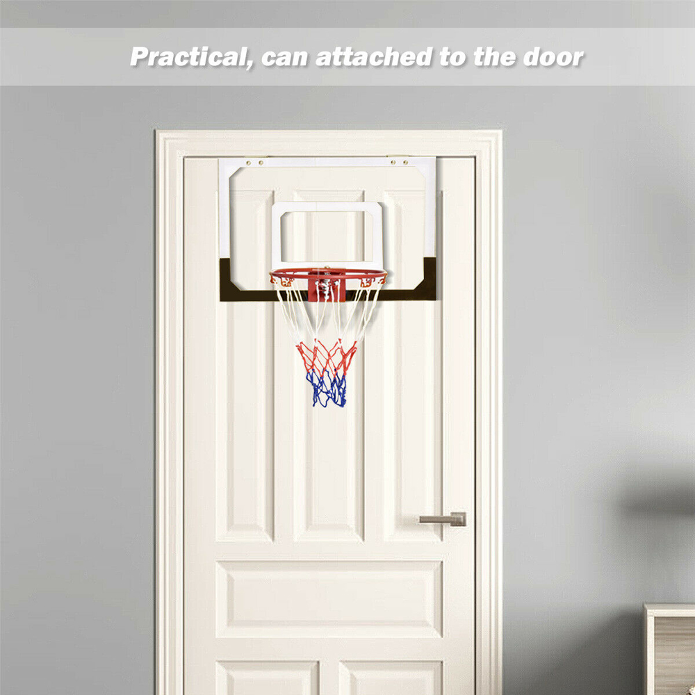Costway Mini Basketball Hoop with Shatterproof Backboard Image 5