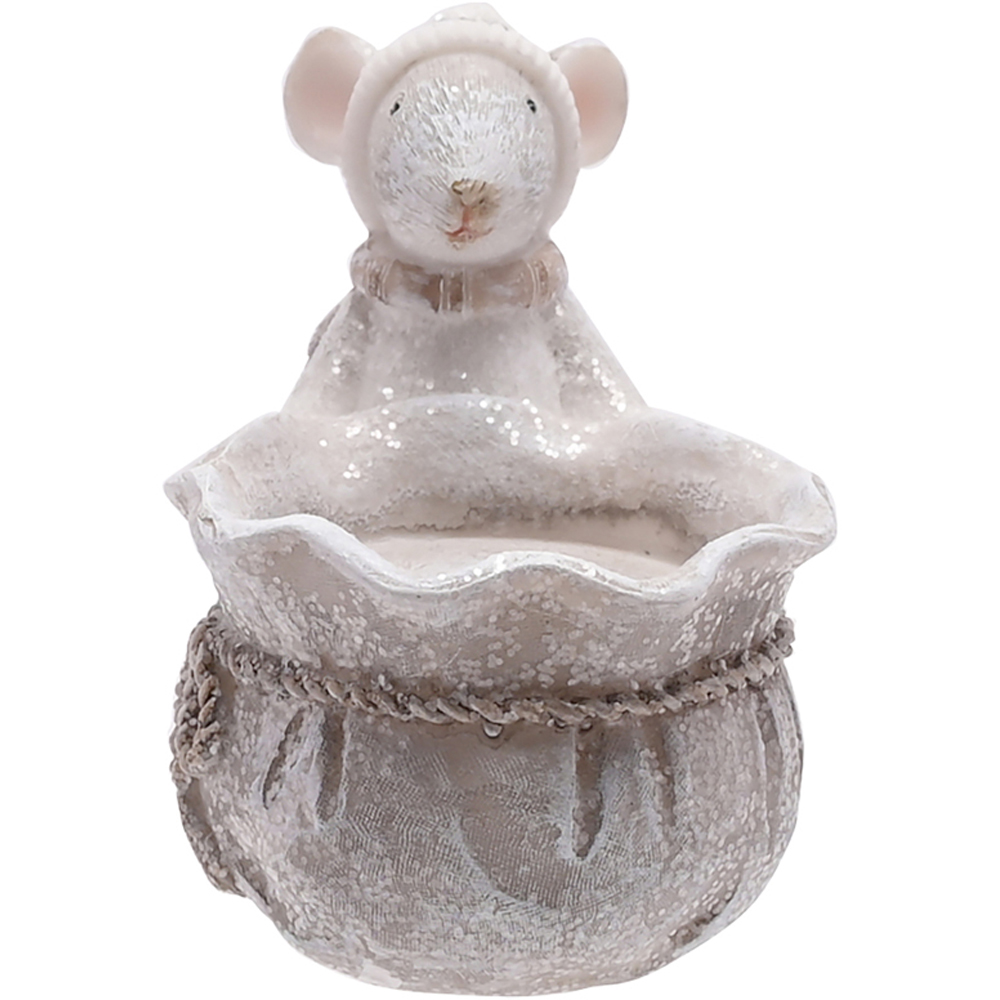 The Seasonal Gift Co. Christmas Mouse Tealight Holder Image 2