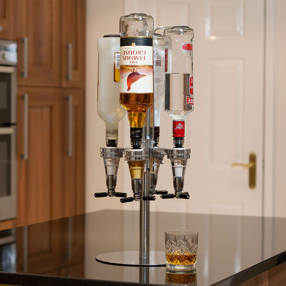 #winning 4 Bottle Bar Optic Drinks Dispenser Image 2