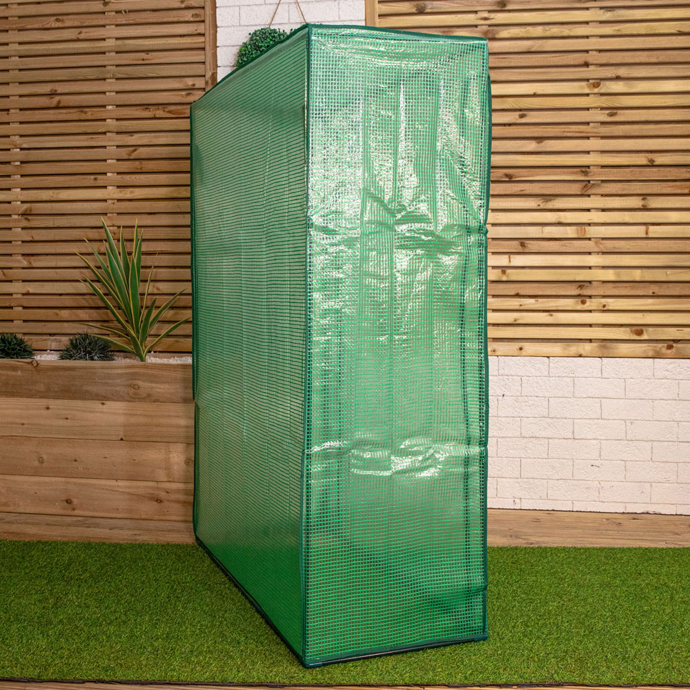 Samuel Alexander 1.50 x 1m Steel Frame Outdoor Tomato Greenhouse with Protective PE Cover Image 8