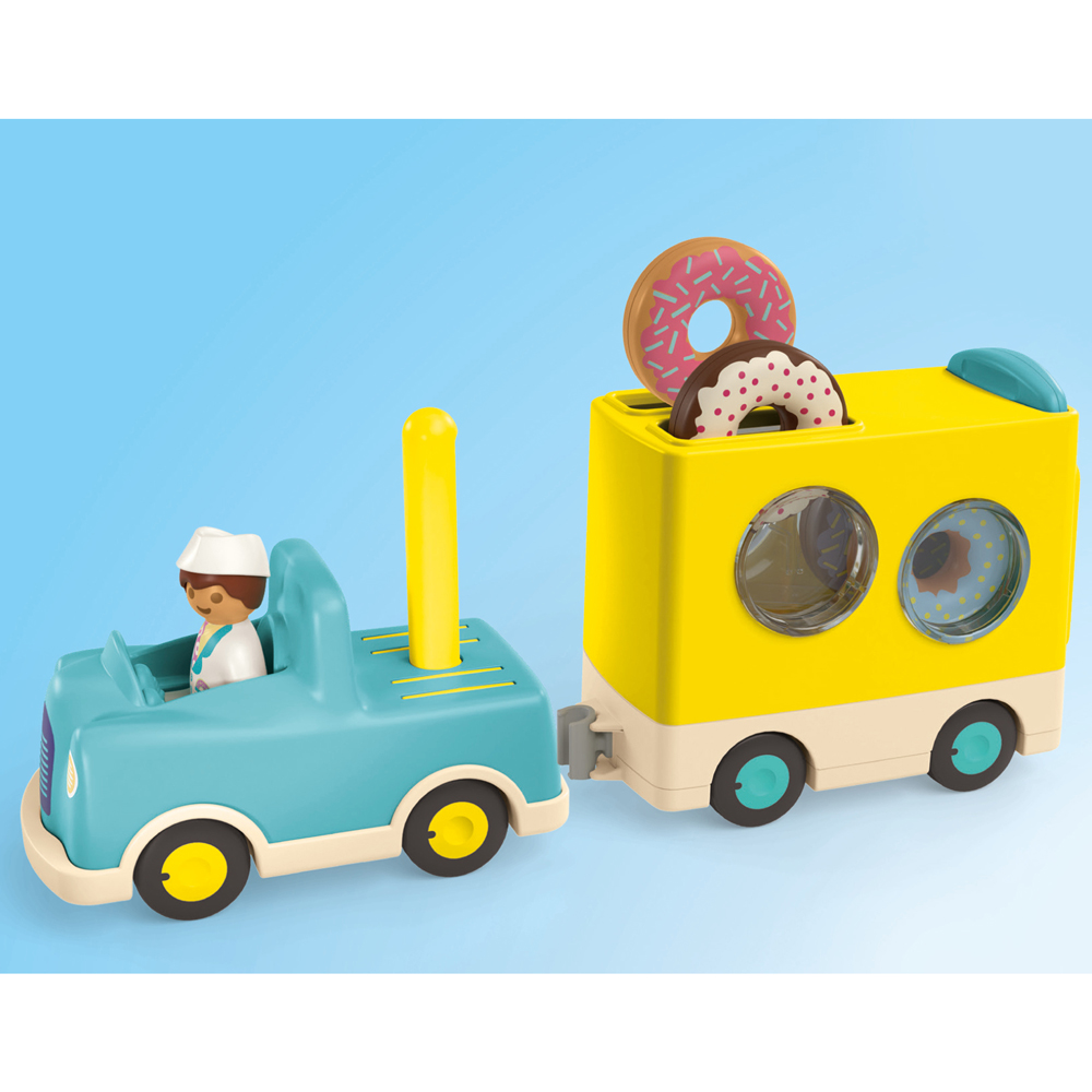 Playmobil Junior Crazy Donut Truck with Stacking and Sorting Feature Playset Image 9