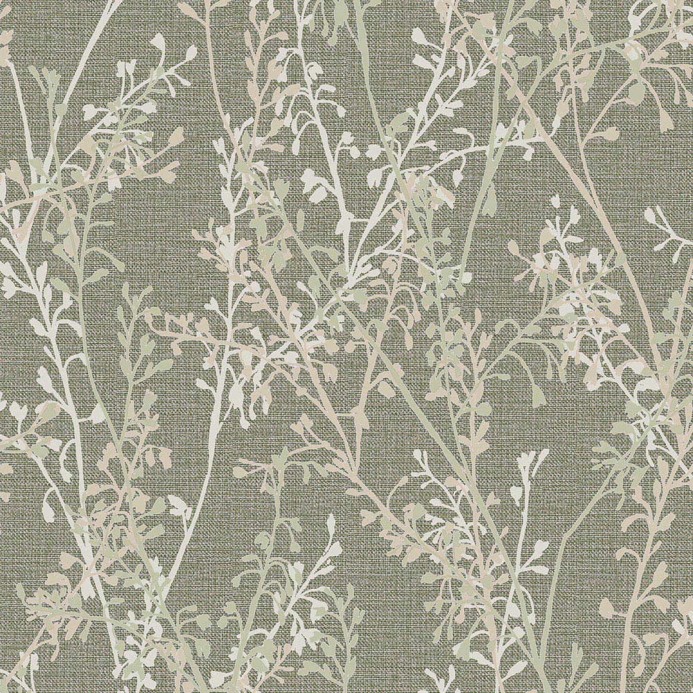 Boutique Breeze Sprig Sage Wallpaper Image 1