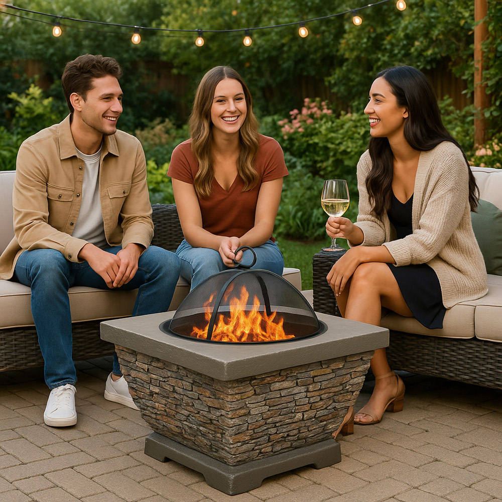 Centurion Supports Fireology Tonteria Stone Effect Fire Pit Image 6