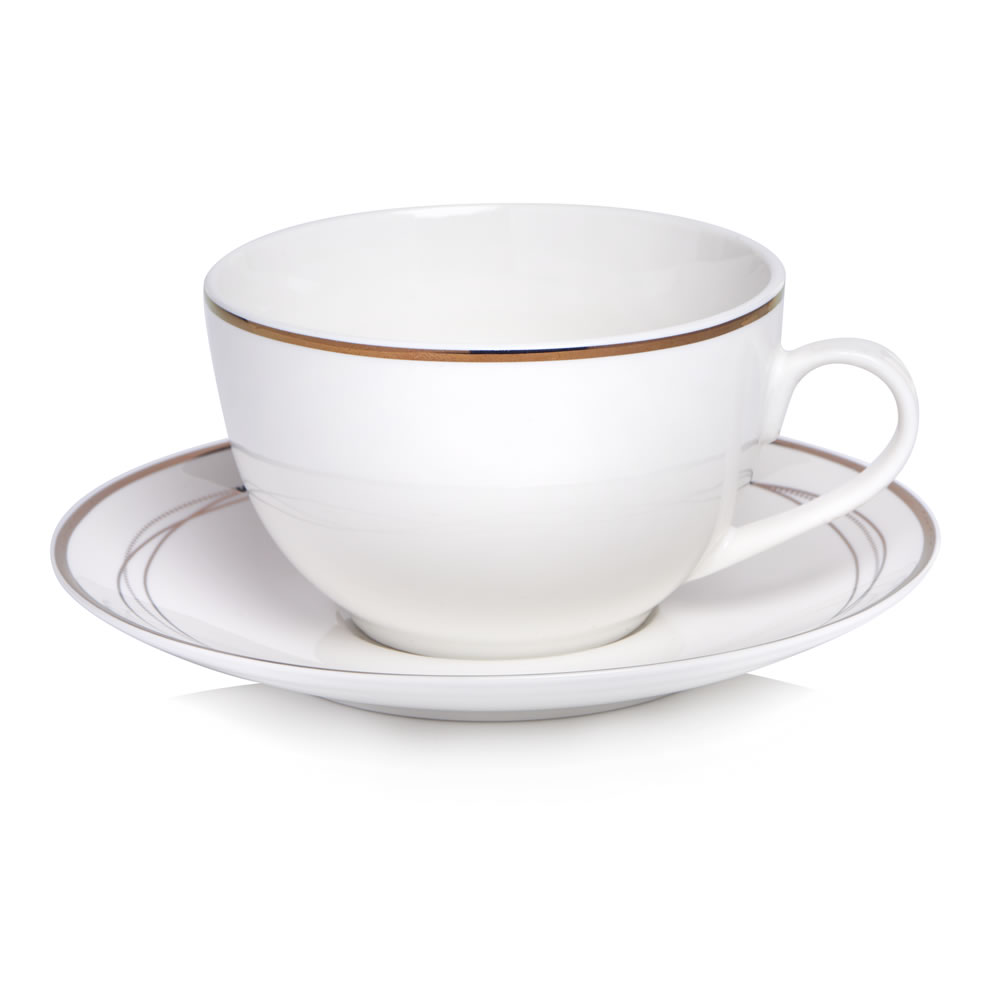 Wilko Radiance Gold Cup and Saucer Wilko