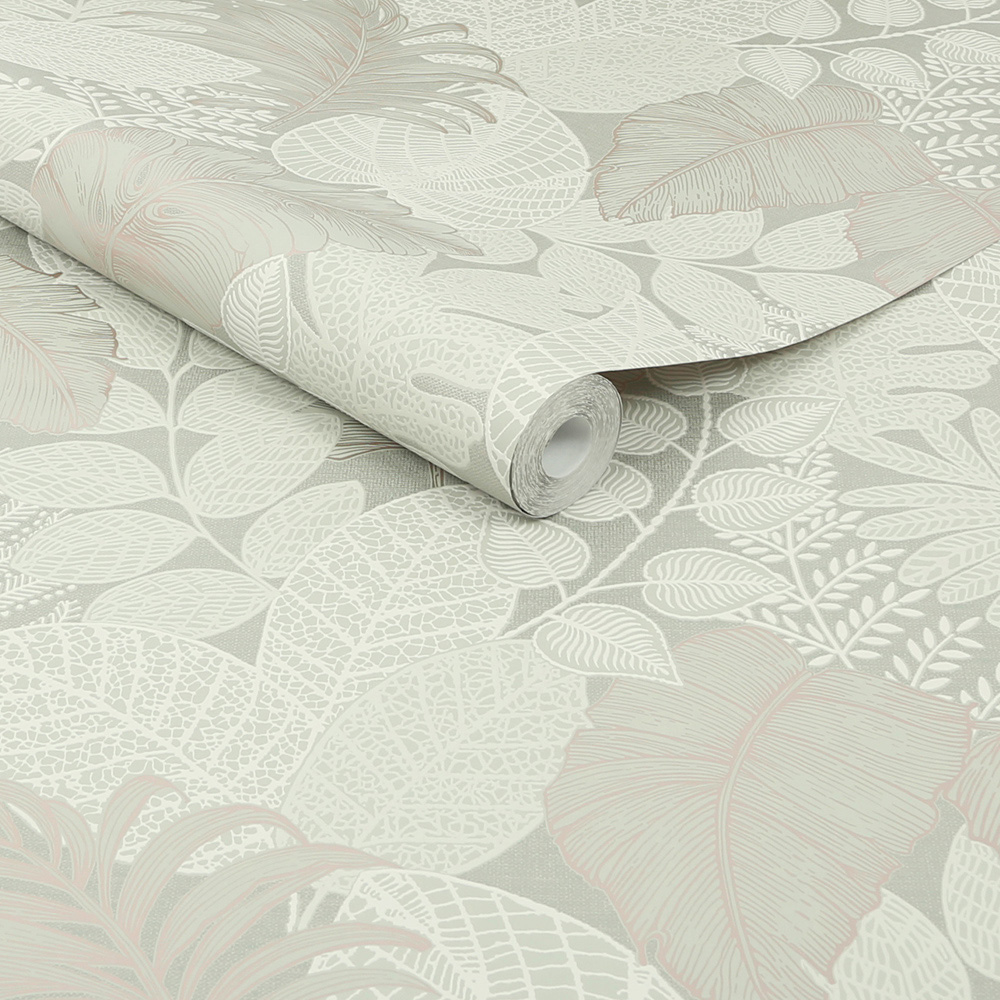 Superfresco Easy Scattered Leaves Sage Wallpaper Image 2