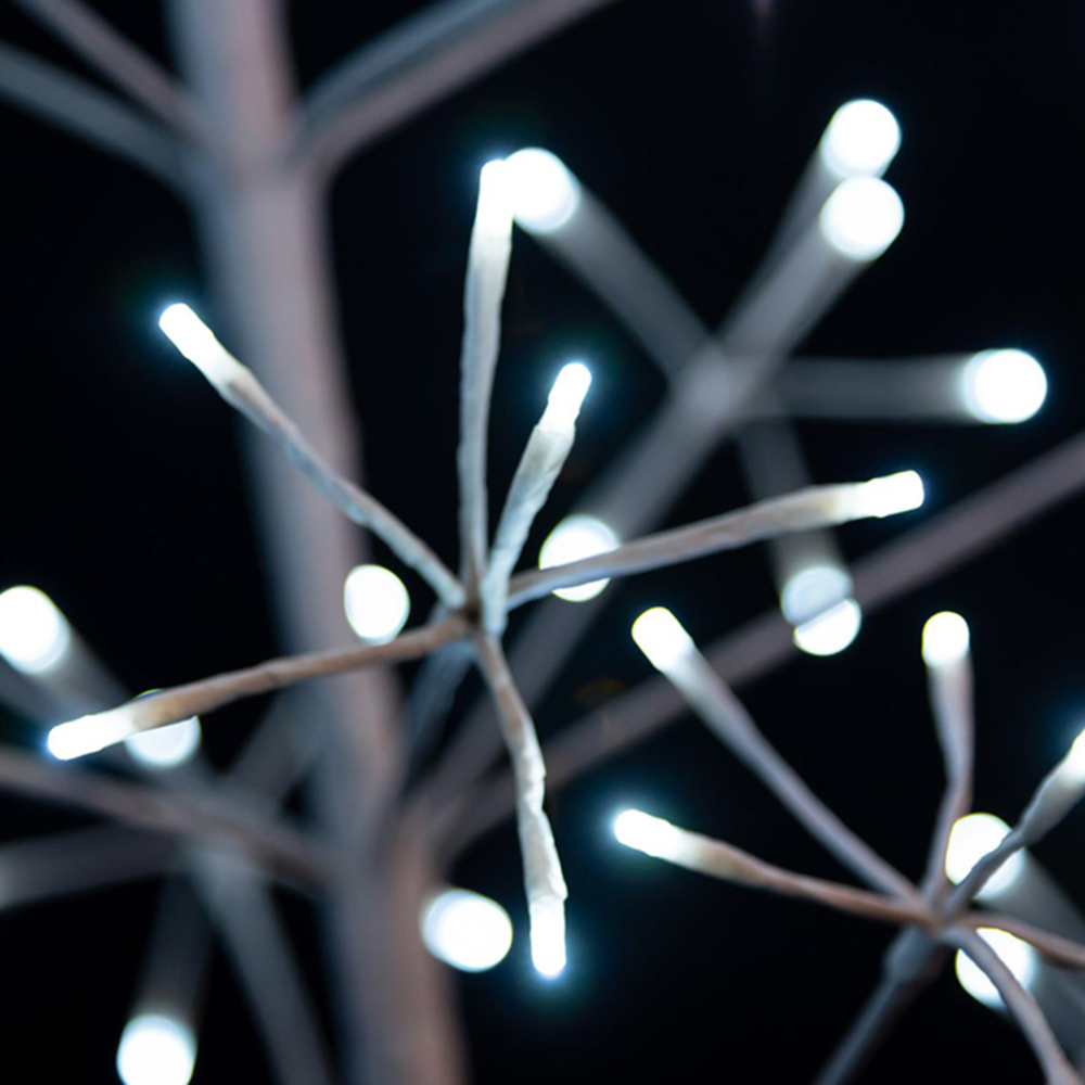 Shatchi White LED Pre-Lit Twig Christmas Tree 6ft Image 5