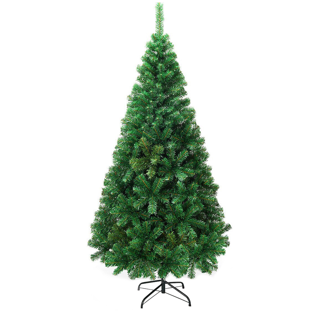 Costway Green Artificial Christmas Pine Tree 6ft Image 1