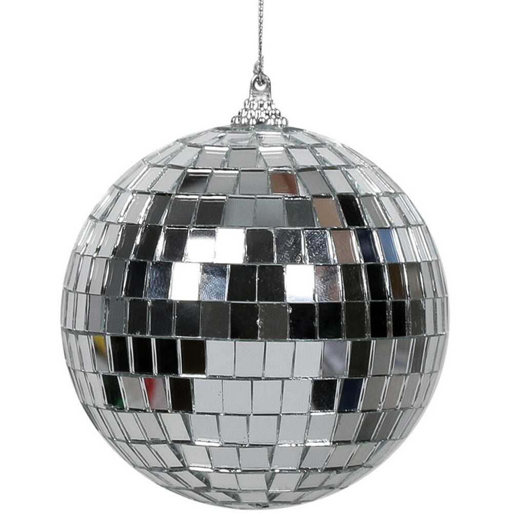 Frosted Fairytale Disco Mirror Bauble Image