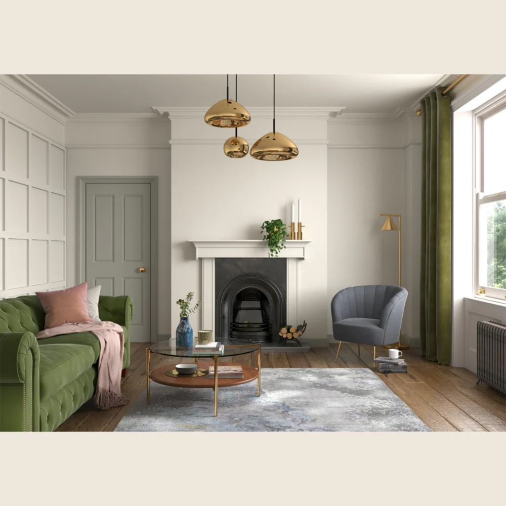 Dulux Heritage Walls and Ceilings Ochre White Velvet Matt Emulsion Paint 5L Image 4