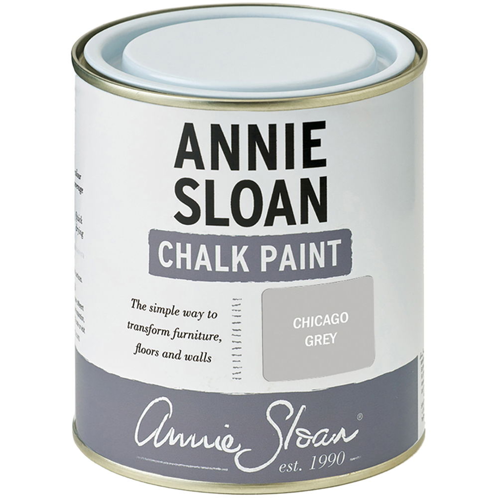 Annie Sloan Chicago Grey Matt Chalk Paint 500ml Image 2
