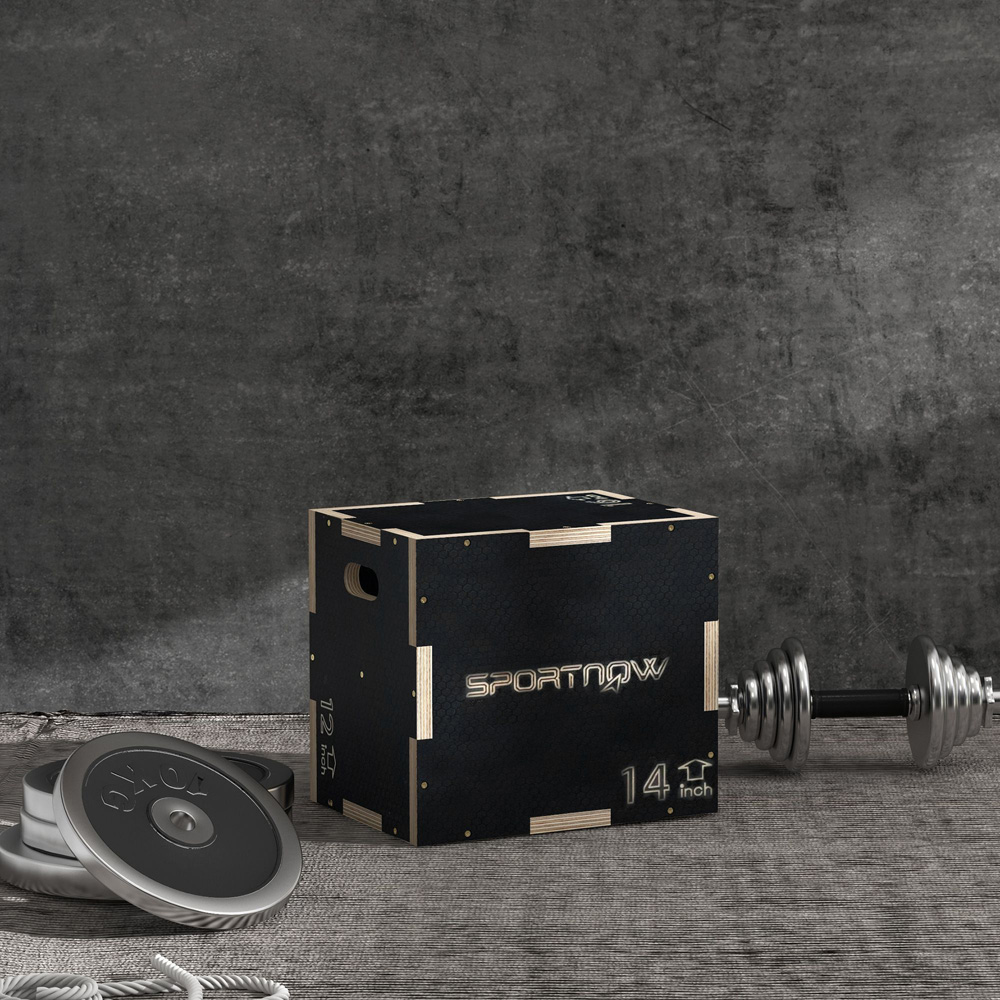 SPORTNOW Wooden Plyometric Jump Box Image 2