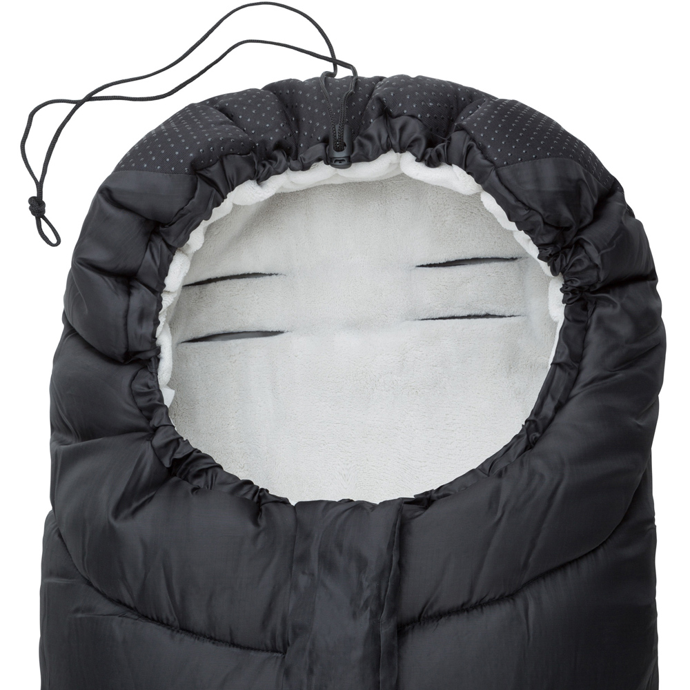 tectake Black Water Repellent Windproof Thermal Insulation Footmuff 97 x 47cm Image 5