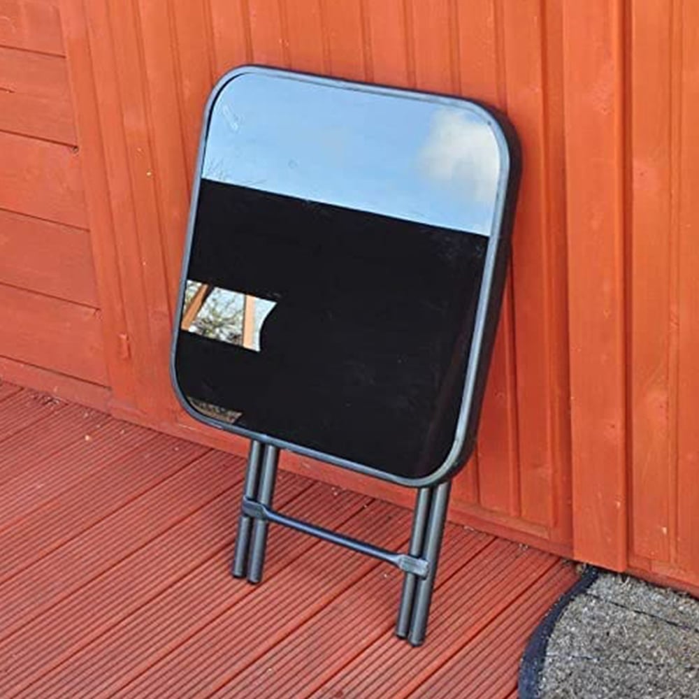 Marco Paul Garden Furniture Drinks Glass Top Side Table Image 8