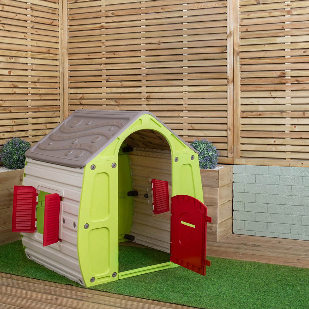 Samuel Alexander Green and White Plastic Magical Forest Wendy Playhouse 1.09m Image 9