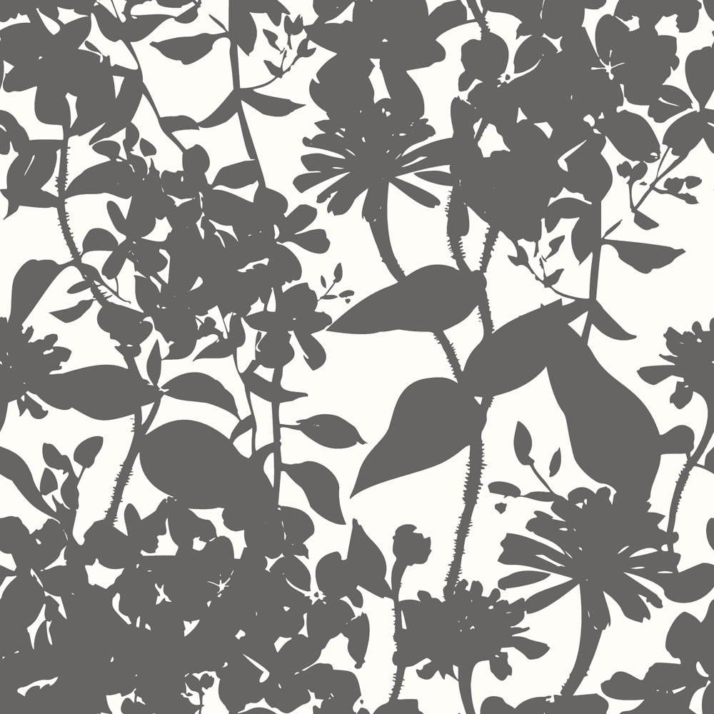 Hoopla Walls Summer Silhouette Chalkboard Non Woven Wallpaper Image 1