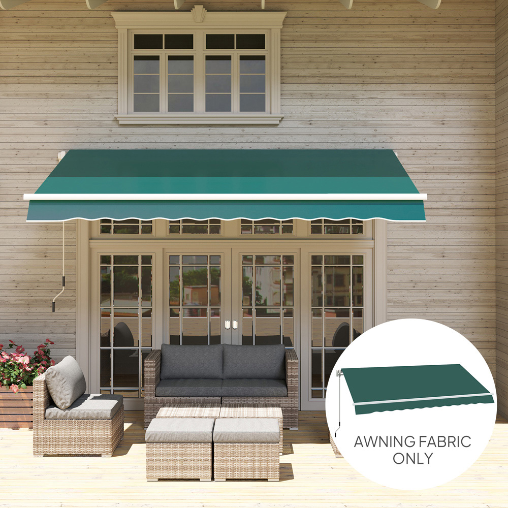 Outsunny Green Awning Replacement Canopy 3 x 2.5 m Image 7
