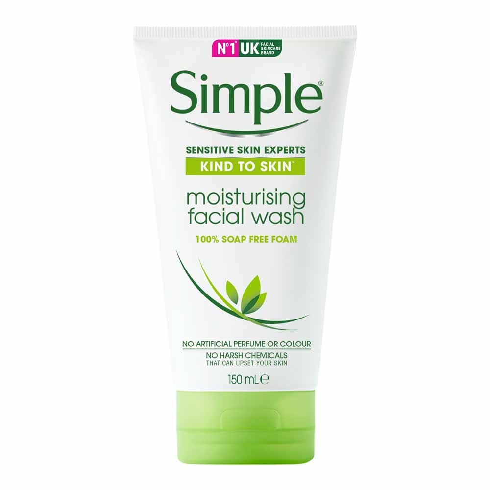 Simple Kind To Skin Moisturising Facial Wash Case of 6 x 150ml Image 2