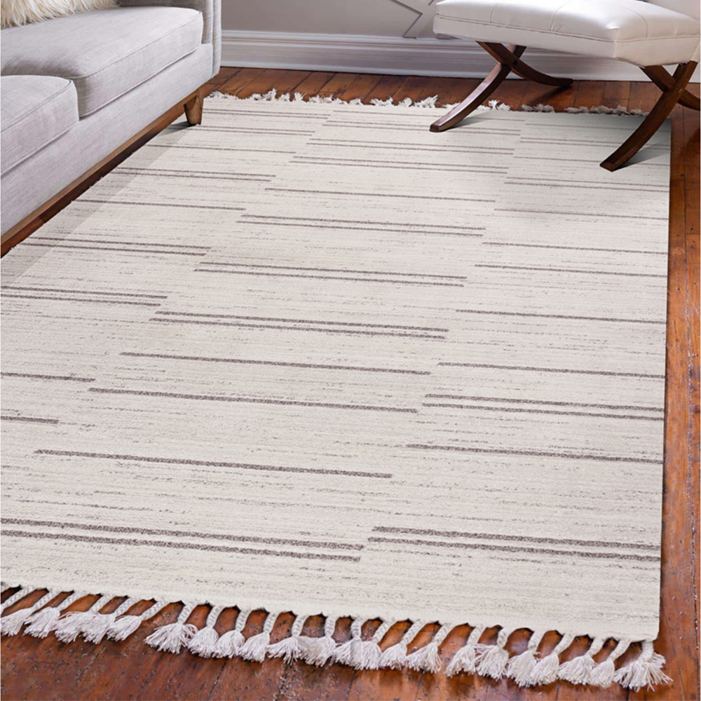 Esselle Home Arctic Vista Natural and Grey Rug 160 x 230cm Image 2
