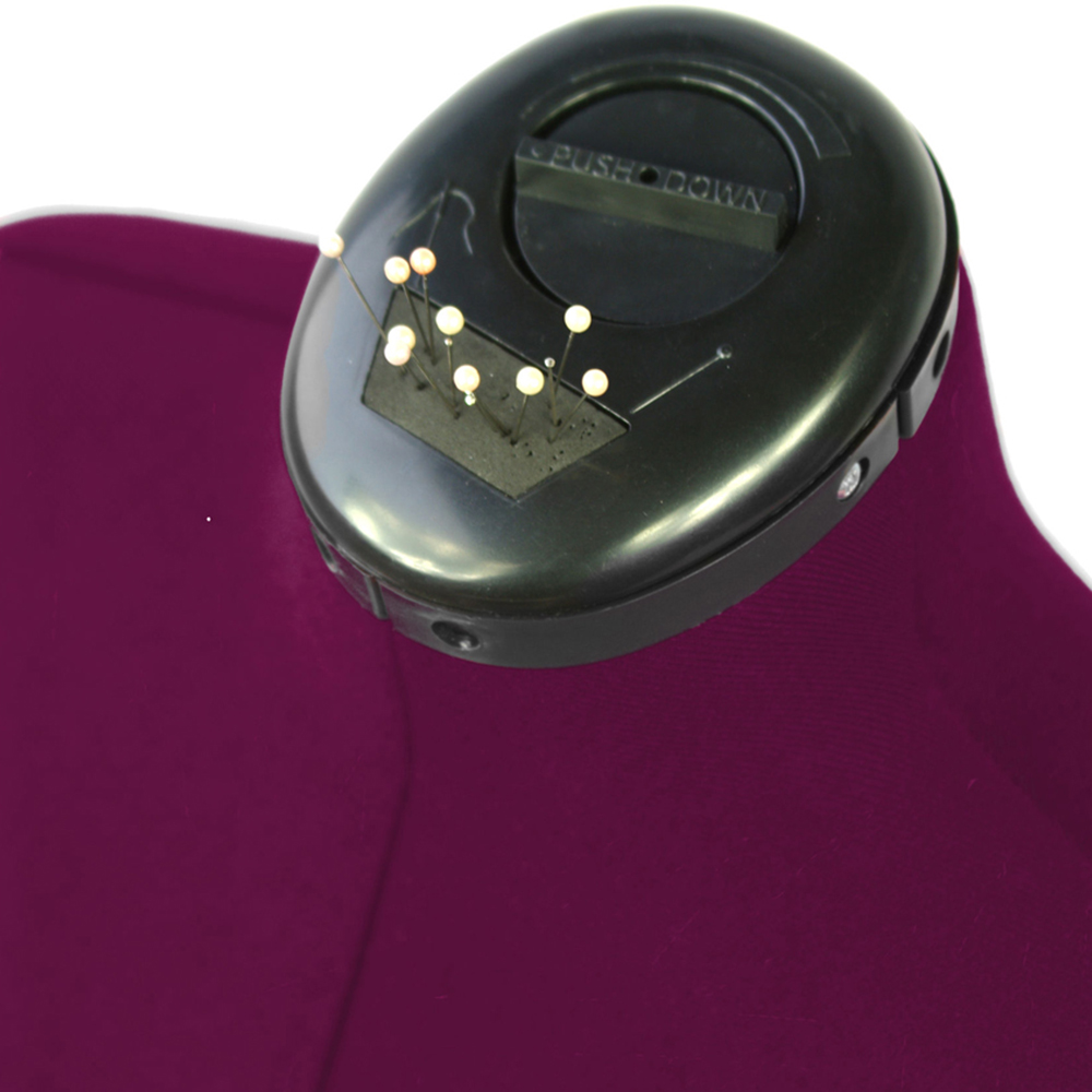 Sewing Online 023817-WINE Wine Adjustable 8-Part Dressmakers Dummy with Hem Marker Medium Image 6