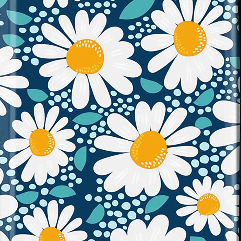 Warren Reed Designer Cabin Camomile Flowers Suitcase Image 3