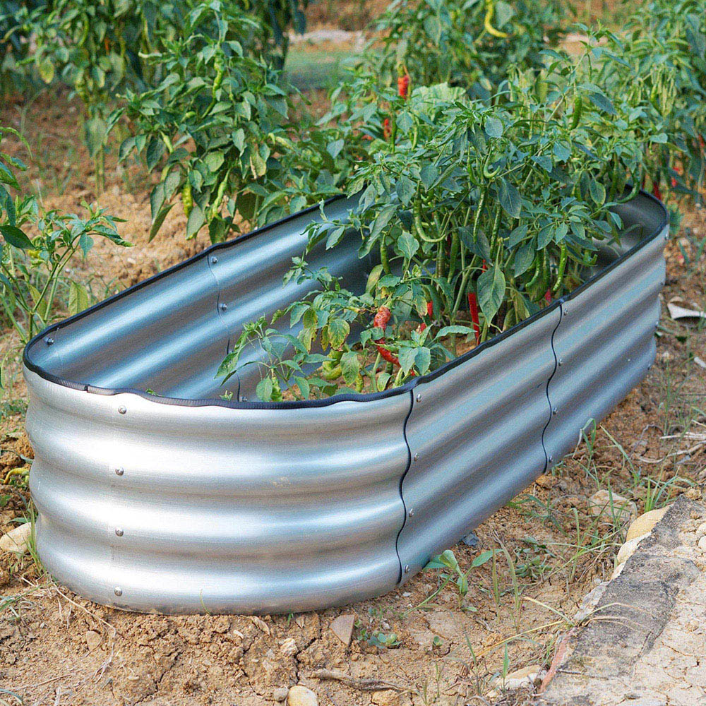 Gr8 Garden Galvanised Steel Raised Bed Planter Image 3