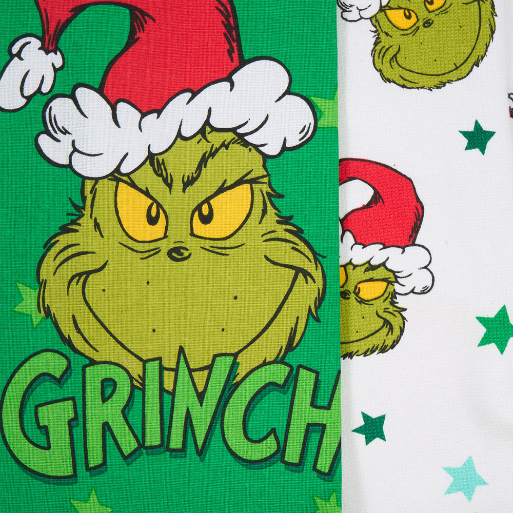 Pack of 2 The Grinch Terry Tea Towels Image 3