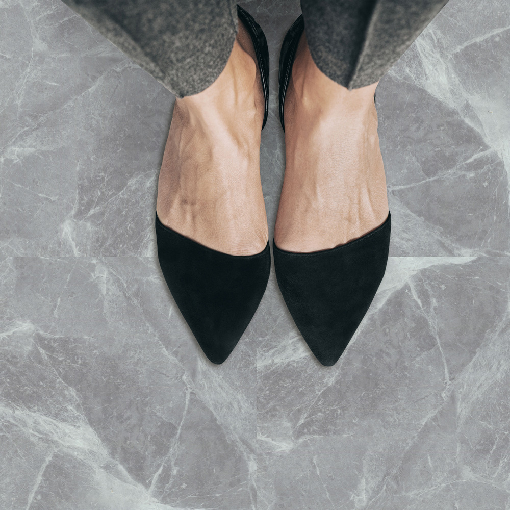 Arthouse ArtiFIX Grey Marble Effect Sticky Back Vinyl Floor Tile 10 Pack Image 5