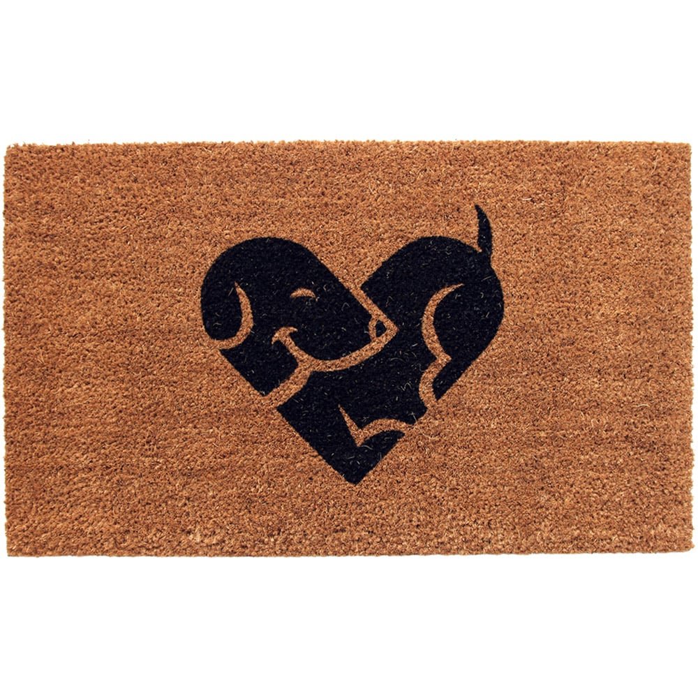 Coco & Coir Puppy Love Coir Door Mat 45 x 75cm Image 1