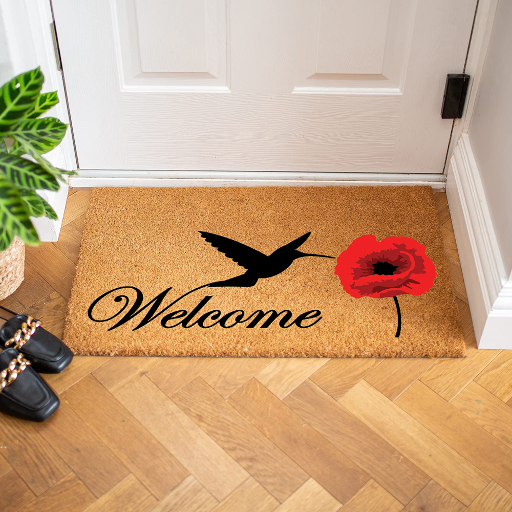Coco & Coir Poppy Nectar Coir Door Mat 40 x 60cm Image 2